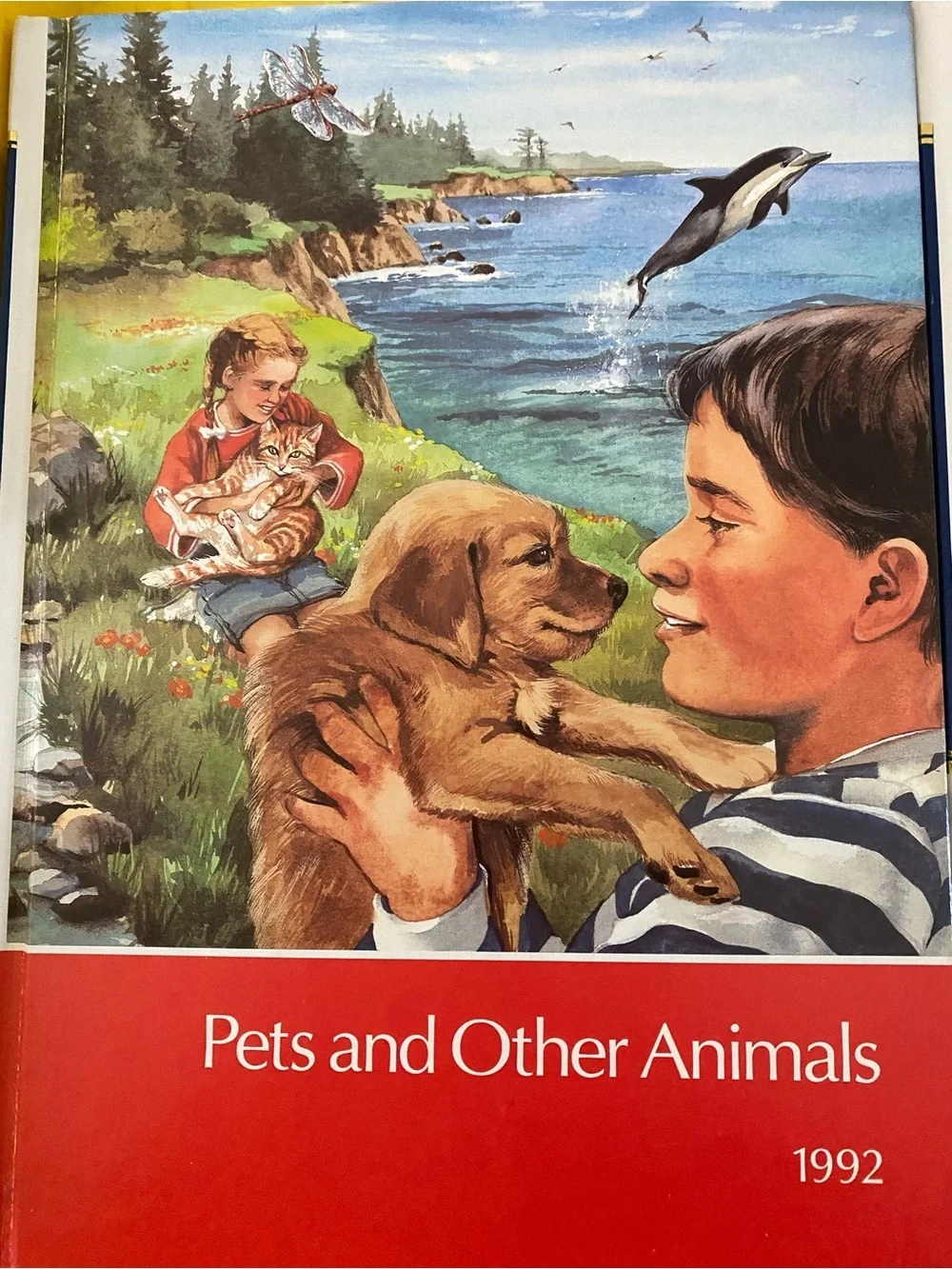 Childcraft 3 Books How We Get Things Pets & Other Animals Invetors & Inventions